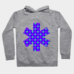 Asterisk artistic design Hoodie